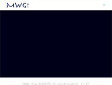 Tablet Screenshot of mwginvestments.com